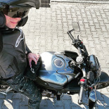 Jeansy motocyklowe Trilobite Parado szare