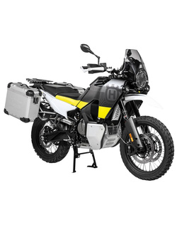 Zestaw: kufry boczne z anodowanego aluminium srebrne "And-S" Zega Evo + stelaże Touratech Husqvarna Norden 901/ Expedition, KTM Adventure 890/ R/ 790/ R [poj.: 31+38l]