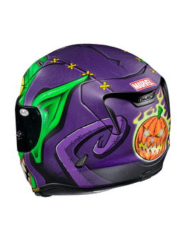 Kask integralny HJC RPHA 11 Green Goblin Marvel zielono-fioletowy