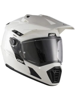 Kask enduro Leatt Moto 7.5 biało-czarny z goglami czarno-szarymi