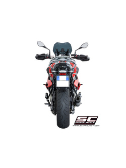 Tłumik SC-Project, Oval (Wersja Niska) Titanium / Carbon (Slip On) - BMW S 1000 XR [15-16]