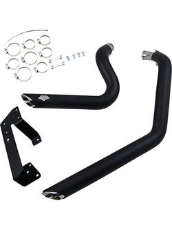 Pełny układ wydechowy Vance & Hines Shorthots czarny do Harley Davidson XL (04-13)