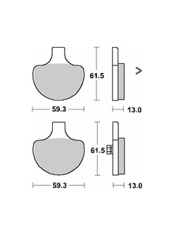 KLOCKI HAMULCOWE SBS 579 H.HS