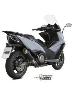 Tłumik motocyklowy Slip-On (GP Pro) MIVV do Kymco AK550 (17-20) czarny