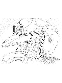 Gmol górny Hepco&Becker BMW R 1150 GS [00-04] chrom