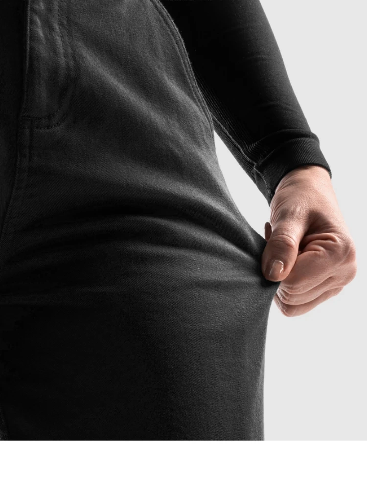 Jeansy motocyklowe damskie Rebelhorn Faster czarne