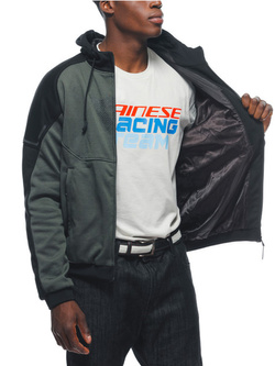 Bluza motocyklowa Dainese Daemon-X Safety zielono-czarna