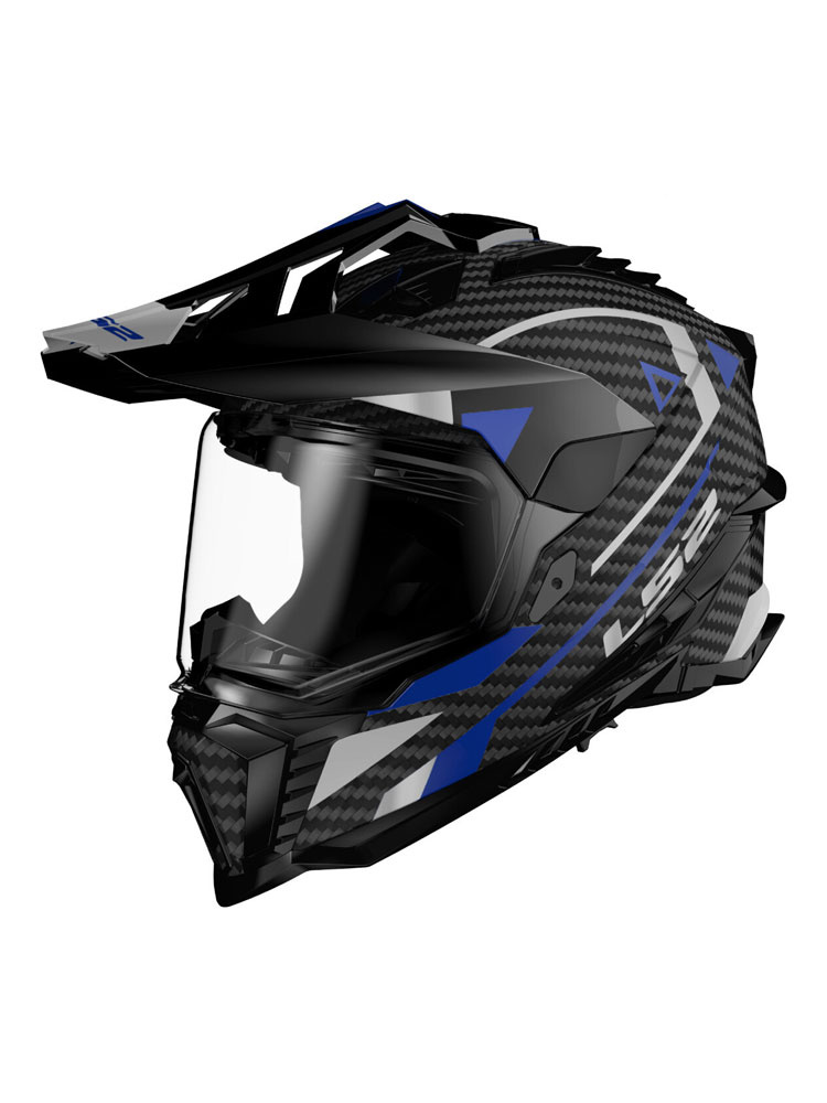 Kask adventure LS2 MX701 Explorer C Adventure czarno-szaro-niebieski