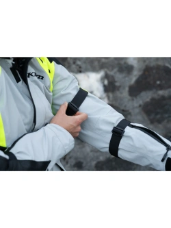 Kurtka motocyklowa tekstylna damska Klim Altitude szaro-fluo żółta