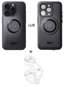Zestaw na motocykl: etui na telefon iPhone 15 Pro + mocowanie SP Connect