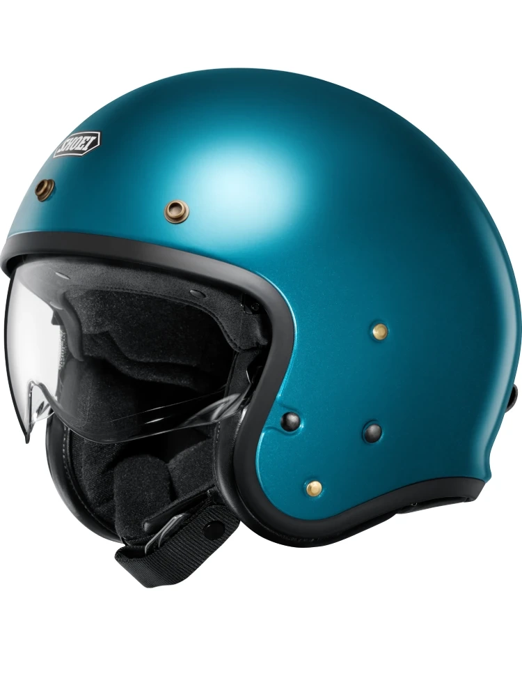 Kask otwarty Shoei J.O2 niebieski