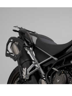 Zestaw: kufry boczne + stelaże EVO ABS Aero System Sw-Motech do Triumph Tiger 800 (10-) [pojemność: 2 x 25 L]