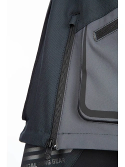 Kurtka motocyklowa tekstylna damska Klim Sedona szaro-czarna