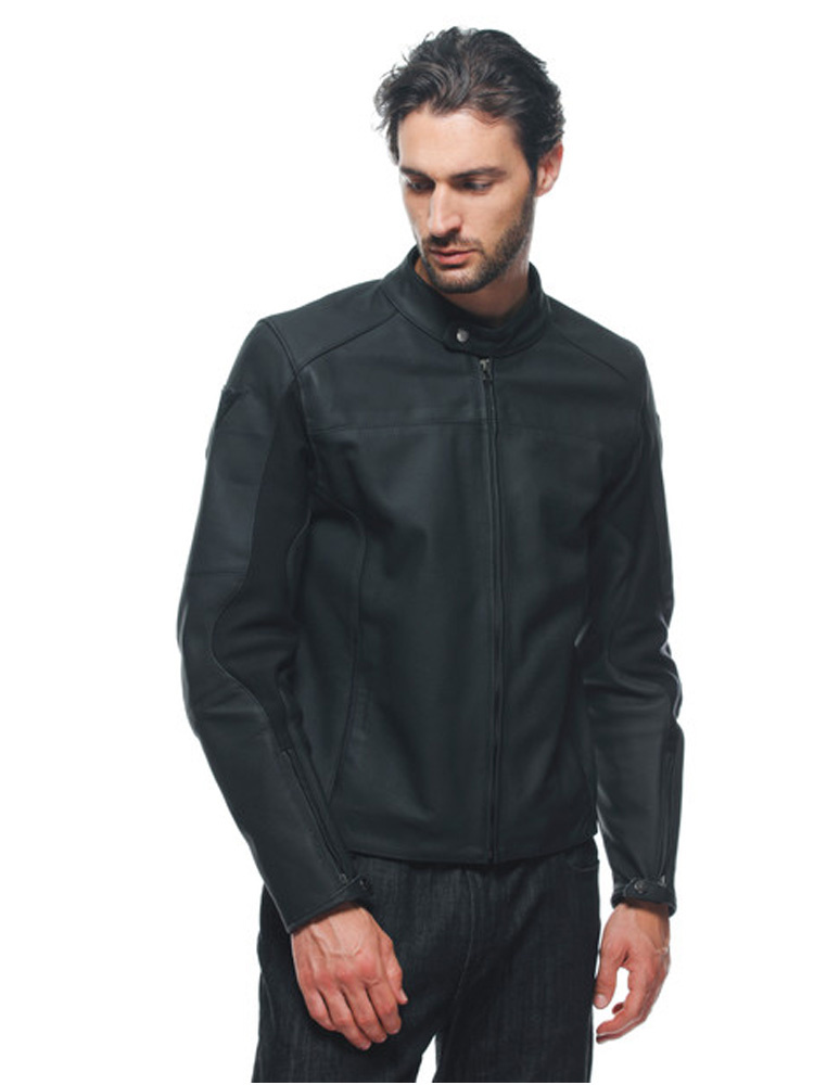 Kurtka motocyklowa skórzana Dainese Razon 2 Perforowana czarna