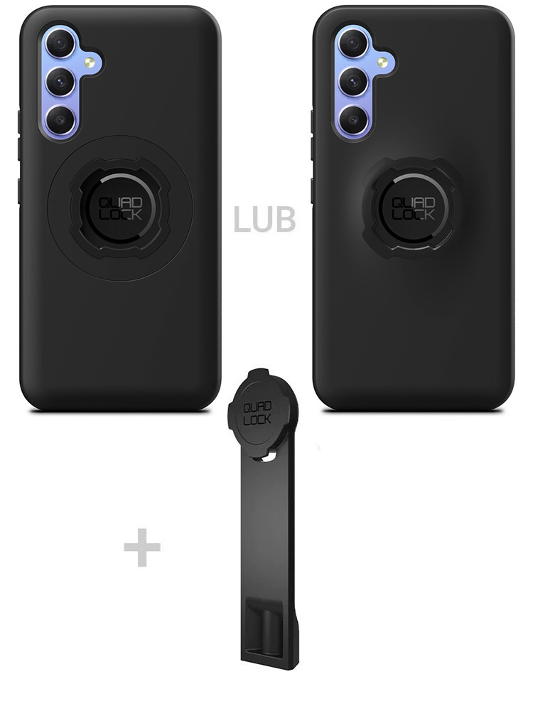 Zestaw: etui na telefon Samsung Galaxy A54 + adapter do statywu Quad Lock