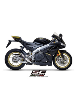 Tłumik motocyklowy SC-Project CR-T Aprilia RSV 4 (21-) włókno węglowe 