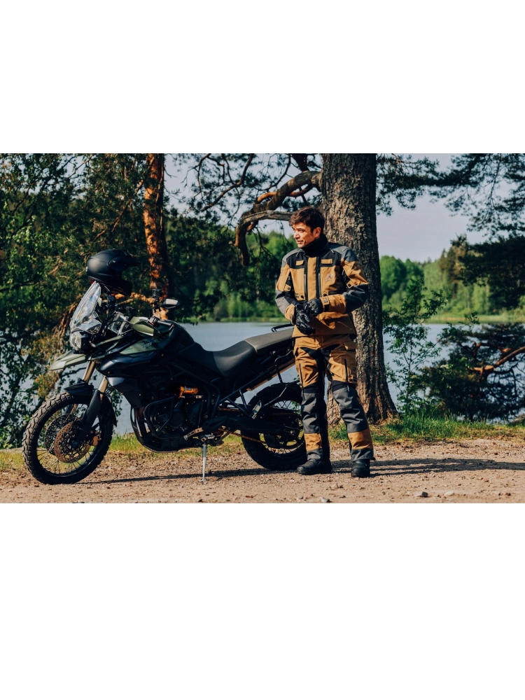 Kurtka motocyklowa tekstylna Rukka TitanTrail-R brązowa