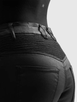 Jeansy motocyklowe damskie Rebelhorn Roxy czarne