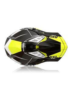 Kask enduro Acerbis Steel Carbon czarno-biało-żółty