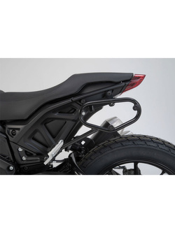 Zestaw: kufer boczny plastikowy URBAN ABS + stelaż SLC SW-MOTECH Indian FTR 1200 (18-25)/ Rally (19-25) [poj.: 16,5l; na lewą stronę]