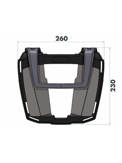 Stelaż centralny EasyRack Hepco&Becker Yamaha FZ 6 [07-11]