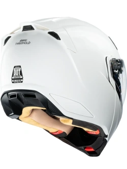 Kask modułowy Icon Threshold™ Solid biały
