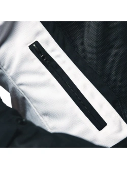 Kurtka motocyklowa damska tekstylna Dainese Air Frame 3 Tex czarno-biała