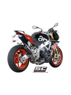 Tłumik SLIP-ON OVAL RACING SC-Project do Aprilia TUONO V4 FACTORY / RR 15-16