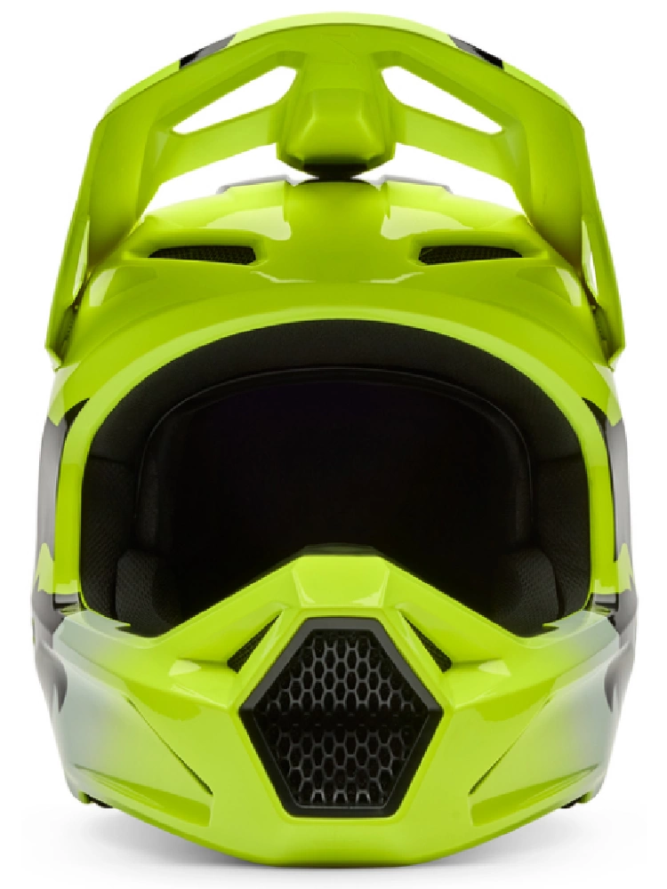 Kask enduro Fox V1 Shield czarny-fluo