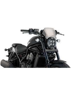 Owiewka motocyklowa płytowa PUIG Retroplate Honda CMX 1100 Rebel/ DCT (21-) srebrna [aluminiowa]