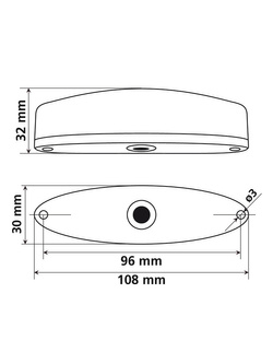 Lampa tylna Led Lampa Porster [12 V]
