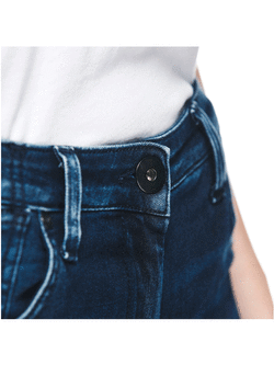 Jeansy motocyklowe damskie Dainese Denim Brushed Skinny Tex niebieskie