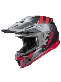 Kask enduro HJC C50 Mirage szaro-czerwony