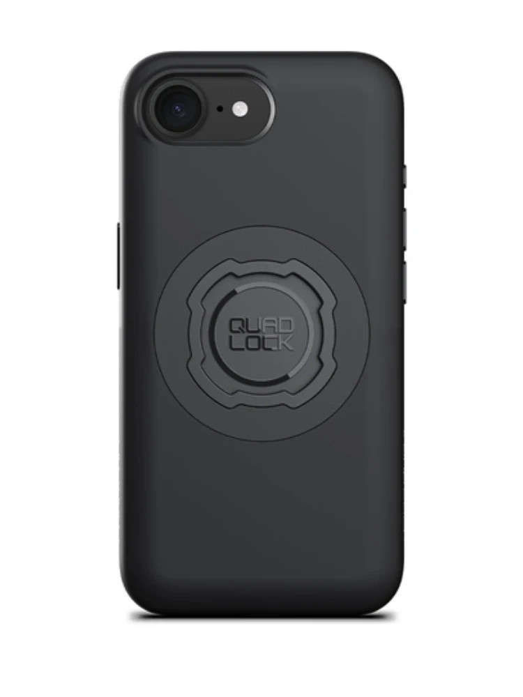 Zestaw: etui MAG na telefon iPhone 16e (magnetyczne) + uchwyt Quad Lock montowany za pomocą paska z szybkozłączką