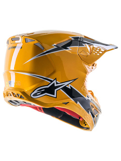 Kask enduro Alpinestars MX Supertech M10 Ampress żółto-czarny