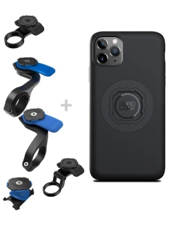 Zestaw rowerowy: etui na telefon iPhone 11 PRO MAX + mocowanie Quad Lock