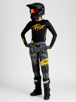 Spodnie cross damskie Thor Sportmode Shadow czarne