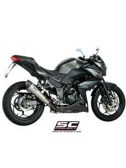 Tłumik stożkowy Slip-on SC-Project do Kawasaki Z 300 [15-17]