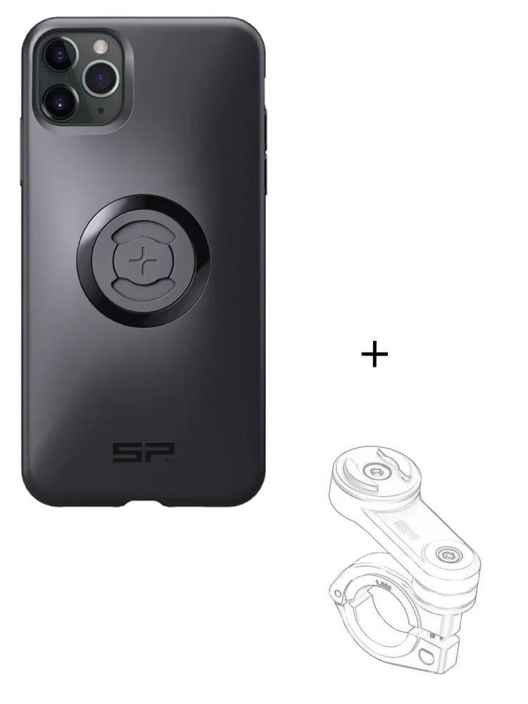 Zestaw na motocykl: etui SPC+ na telefon iPhone 11 PRO MAX/XS MAX + mocowanie SP Connect