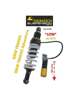 Amortyzator obniżający zawieszenie o 50 mm level 2/ExploreHP Touratech do BMW F800GS (13-18)/ F800GS Adventure (13-21)
