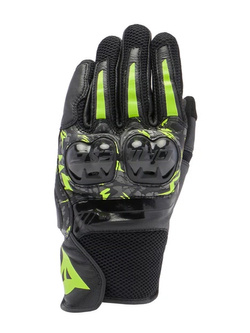 Rękawice Motocyklowe Dainese Mig 3 Unisex czarno-szaro-żółte