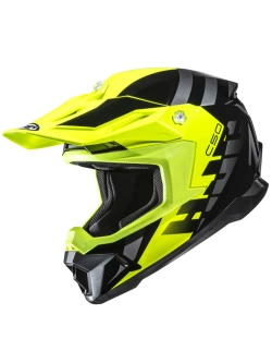 Kask enduro HJC C50 Mirage żółto-czarny