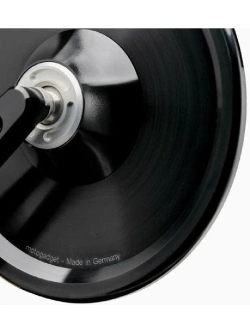 Lusterko motocyklowe uniwersalne Motogadget Mo.view Classic Flip aluminiowe, czarne [długość ramienia: 180 mm]