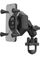 Uchwyt na telefon RAM X-Grip z adapterem tłumiącym wibracje i podstawą w kształcie litery U - krótki