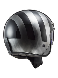 Kask otwarty LS2 OF601 Bob II Lines czarno-szary
