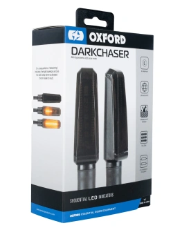 Uniwersalne kierunkowskazy sekwencyjne LED Oxford DarkChaser z opornikami (2 sztuki)