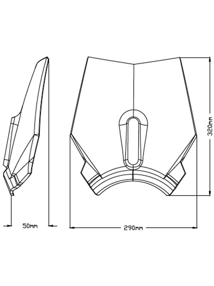 Owiewka PUIG do Husqvarna Vitpilen 701 (17-21) czarna
