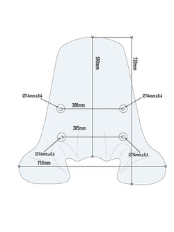 Przezroczysta szyba GIVI Honda SH 125i-150i [17-19][mocowanie w zestawie]