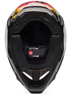 Kask enduro Fox V1 Kairos czarno-pomarańczowy