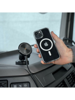 Uchwyt na telefon z ładowaniem bezprzewodowym Lampa Mag Wireless Orbit magnetyczny z przyssawką